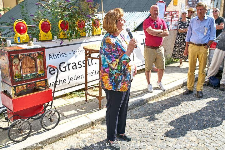 01.09.2019 - illegaler Abriss des Uhrmacherhäusls in Giesing