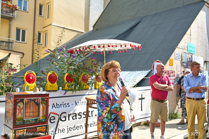 01.09.2019 - illegaler Abriss des Uhrmacherhäusls in Giesing