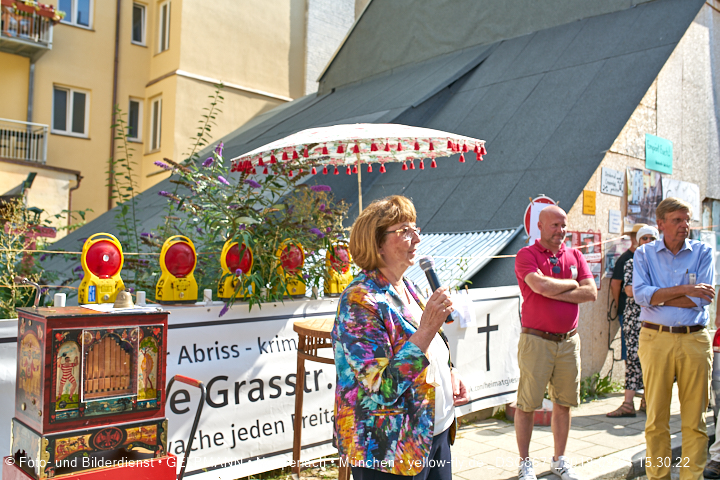 01.09.2019 - illegaler Abriss des Uhrmacherhäusls in Giesing
