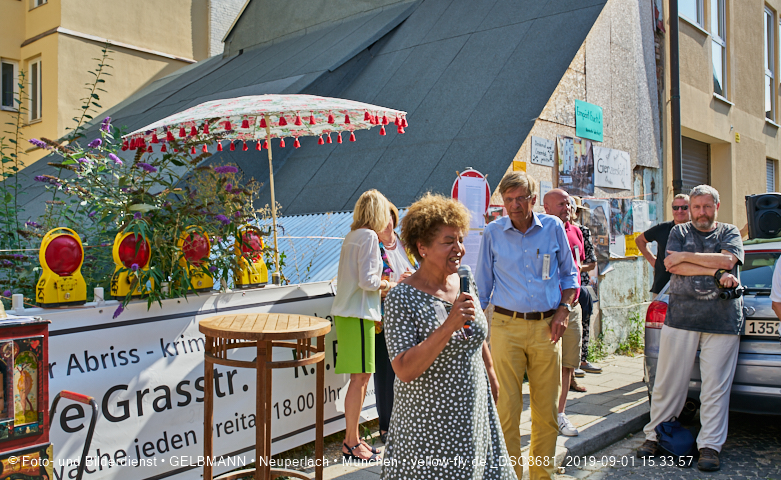 01.09.2019 - illegaler Abriss des Uhrmacherhäusls in Giesing