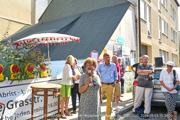 01.09.2019 - illegaler Abriss des Uhrmacherhäusls in Giesing
