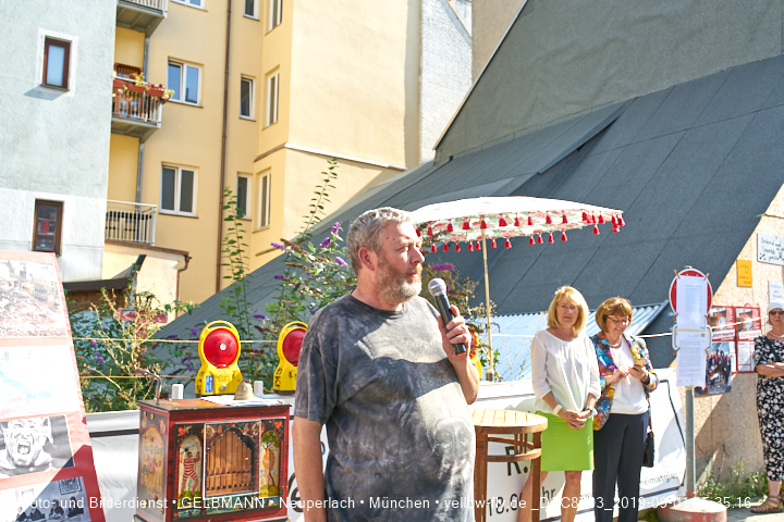 01.09.2019 - illegaler Abriss des Uhrmacherhäusls in Giesing