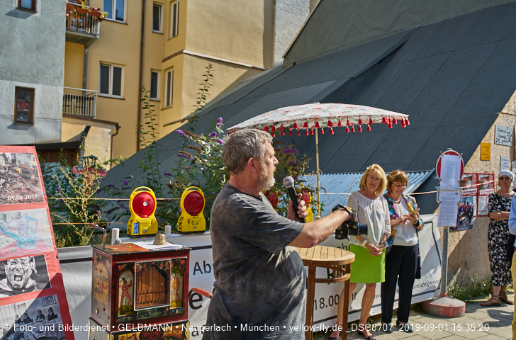 01.09.2019 - illegaler Abriss des Uhrmacherhäusls in Giesing