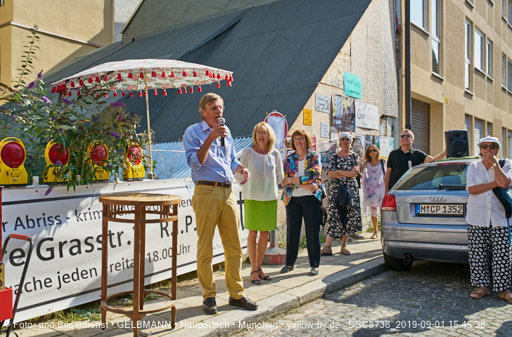 01.09.2019 - illegaler Abriss des Uhrmacherhäusls in Giesing