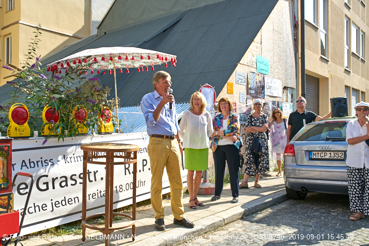 01.09.2019 - illegaler Abriss des Uhrmacherhäusls in Giesing