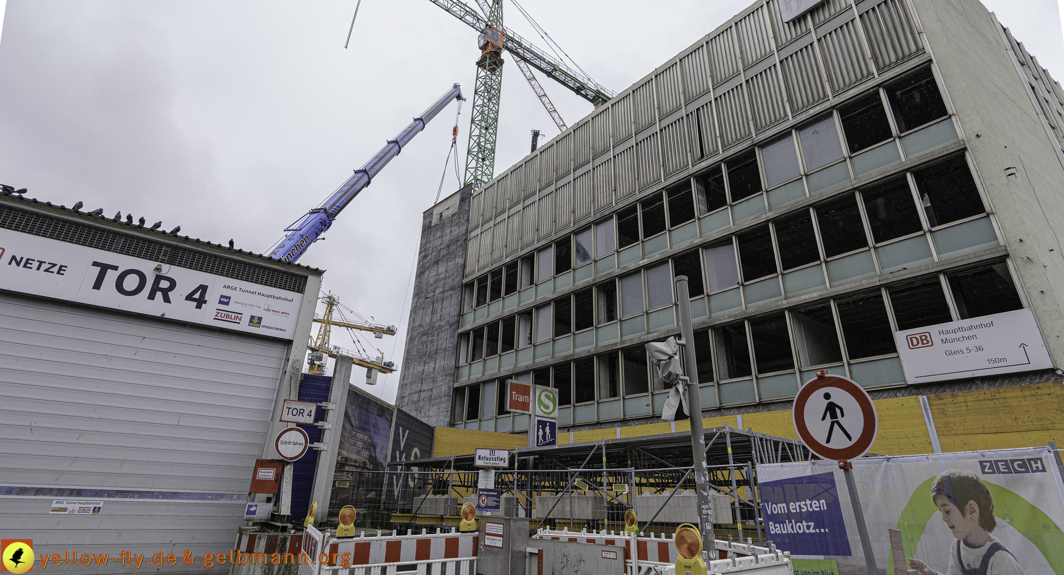28.02.2025 - Abriss und Neubau am und im Hauptbahnhof München