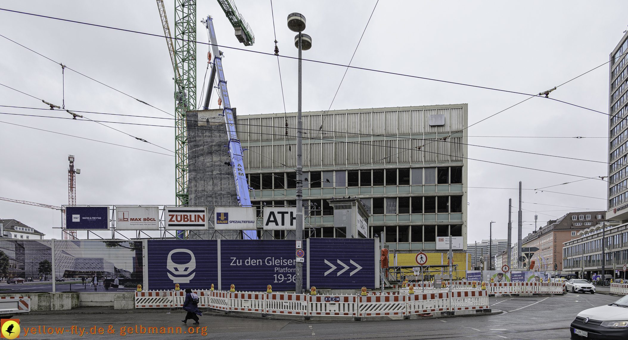 28.02.2025 - Abriss und Neubau am und im Hauptbahnhof München