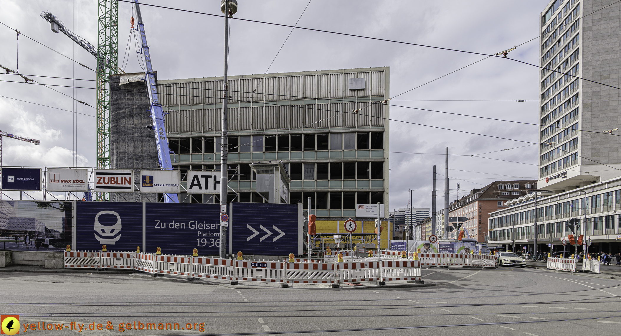 28.02.2025 - Abriss und Neubau am und im Hauptbahnhof München