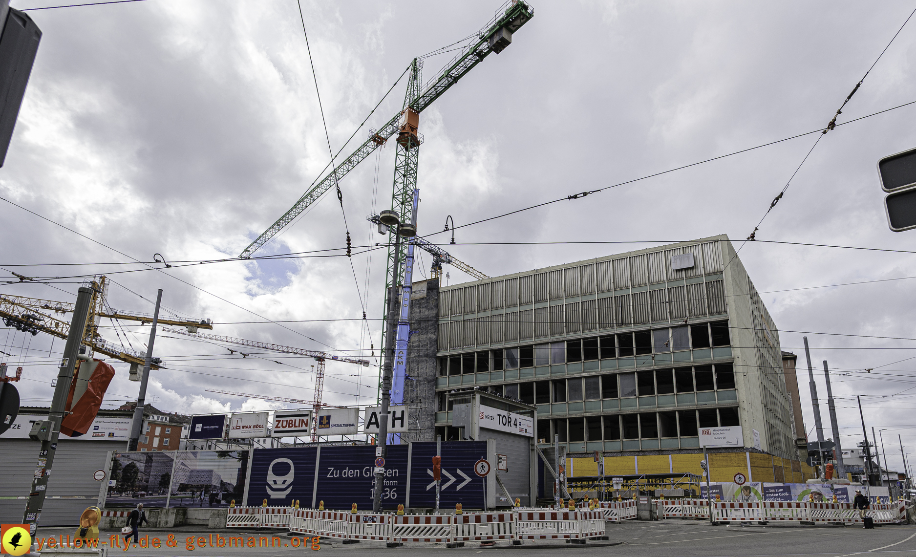 28.02.2025 - Abriss und Neubau am und im Hauptbahnhof München