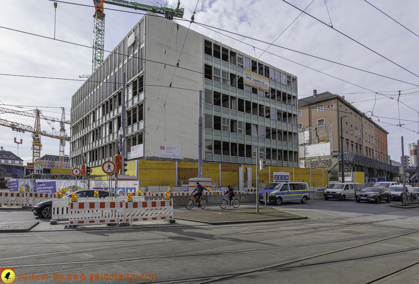 28.02.2025 - Abriss und Neubau am und im Hauptbahnhof München
