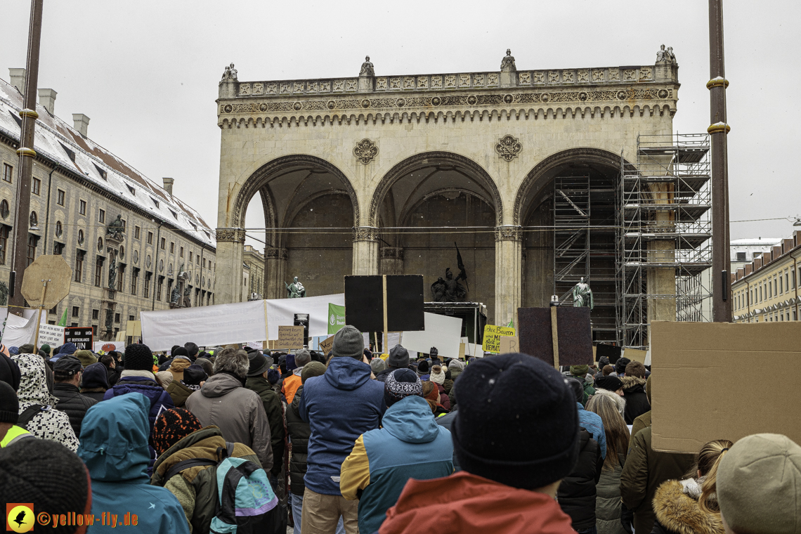 08.01.2024 - Bauerndemo am Odeonsplatz in München