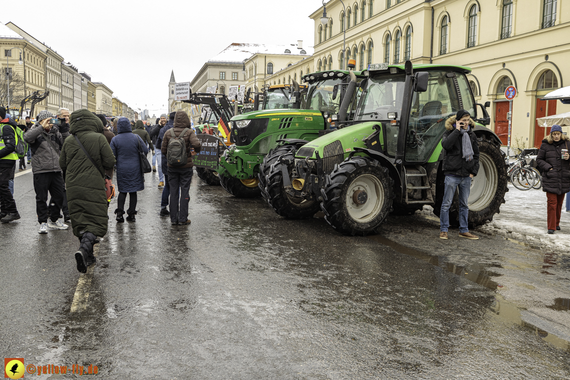08.01.2024 - Bauerndemo am Odeonsplatz in München