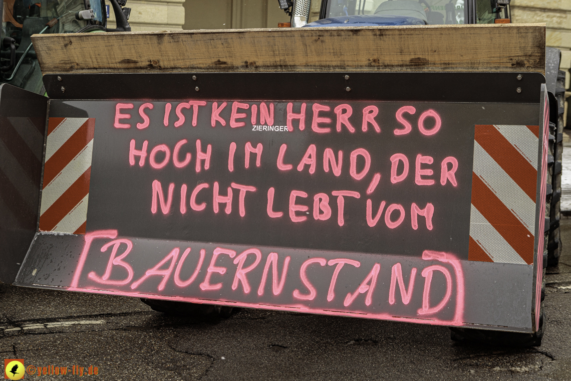 08.01.2024 - Bauerndemo am Odeonsplatz in München