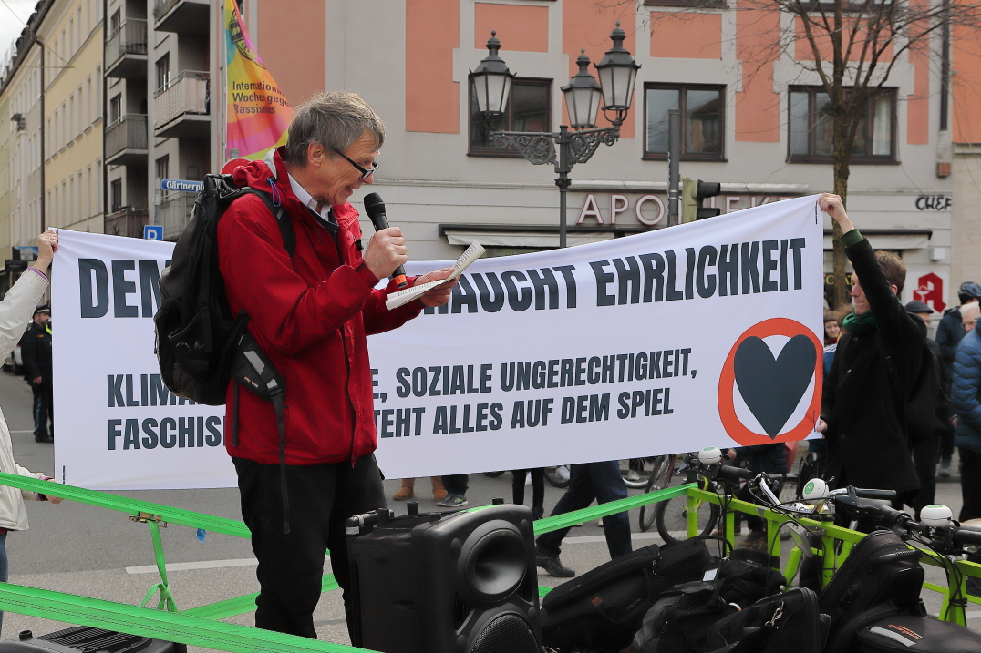 16.03.2024 - Demokratie braucht Ehrlichkeit - Demo am Gärtnerplatz
