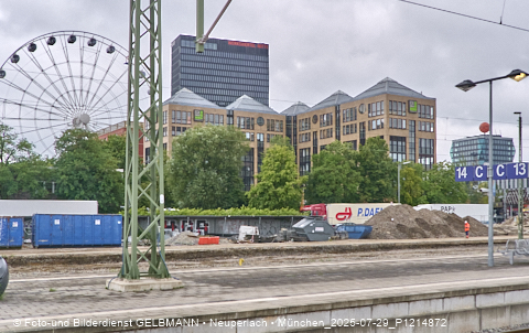 29.07.2025 - Stammstrecken-Baustelle am Ostbahnhof