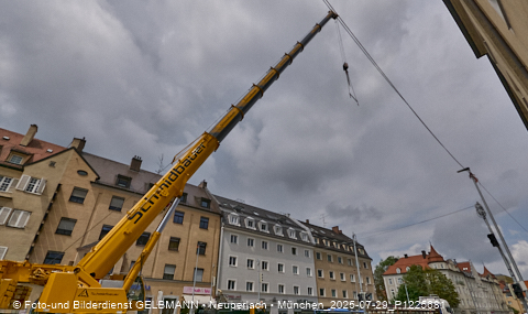29.07.2025 - Tram-Gleisbaustelle in Laim