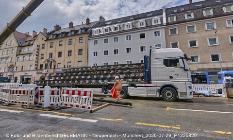 29.07.2025 - Tram-Gleisbaustelle in Laim