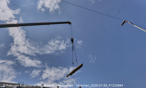 29.07.2025 - Tram-Gleisbaustelle in Laim