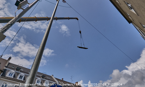 29.07.2025 - Tram-Gleisbaustelle in Laim