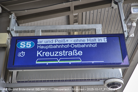 17.10.2025 - Stammstrecken-Baustelle neue Fahrgastinformation