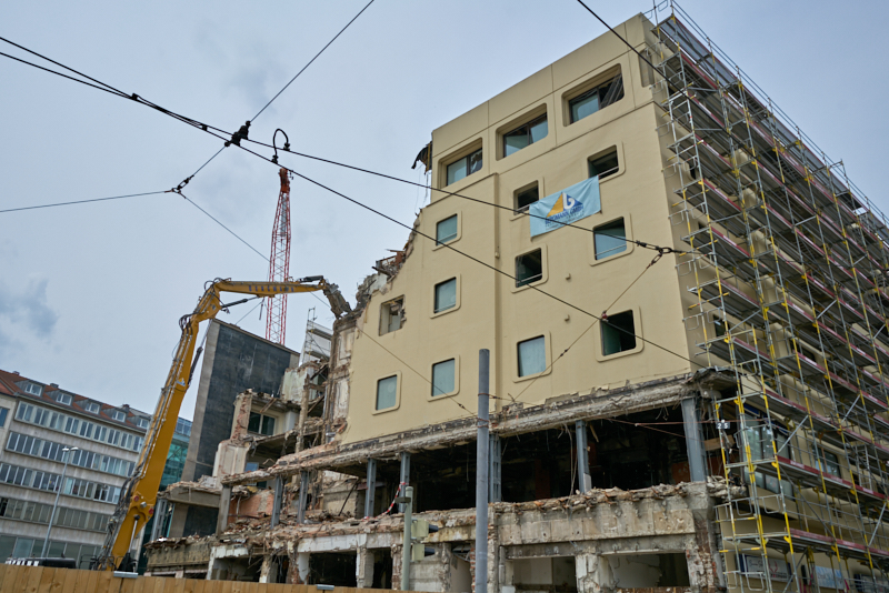 25.05.2019 - Abriss des Hotels Königshof München am Stachus