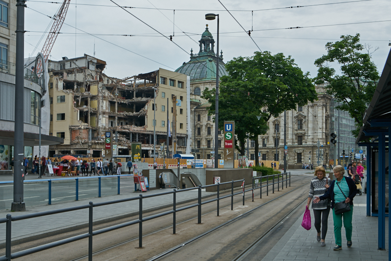 25.05.2019 - Abriss des Hotels Königshof München am Stachus