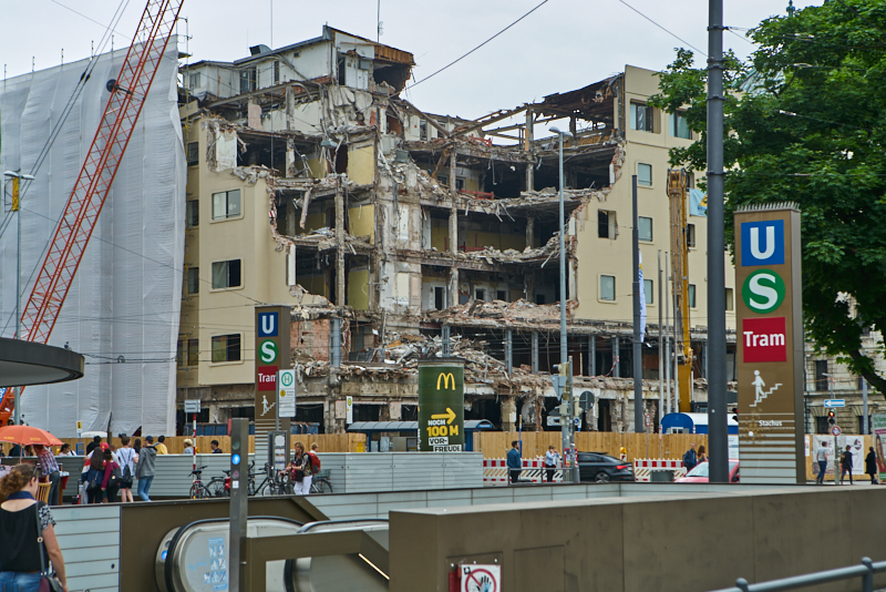 25.05.2019 - Abriss des Hotels Königshof München am Stachus