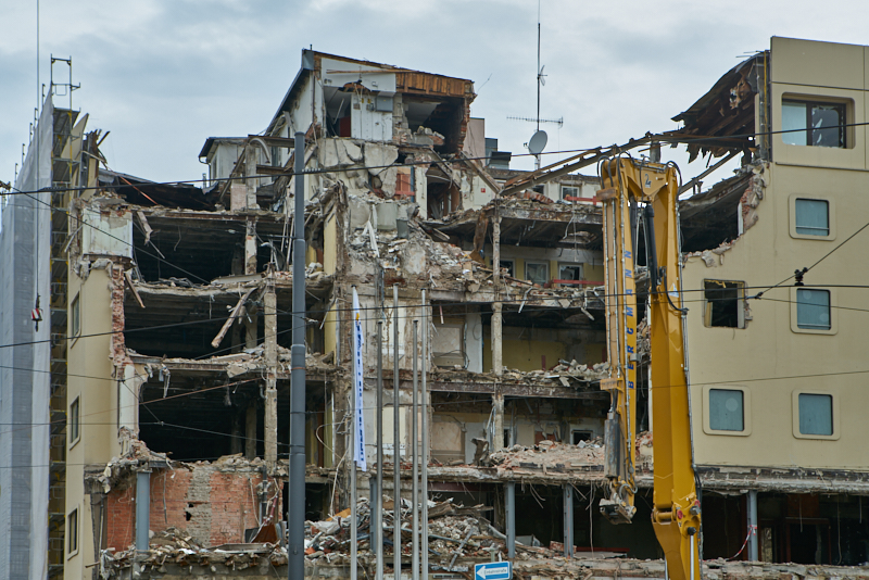 25.05.2019 - Abriss des Hotels Königshof München am Stachus