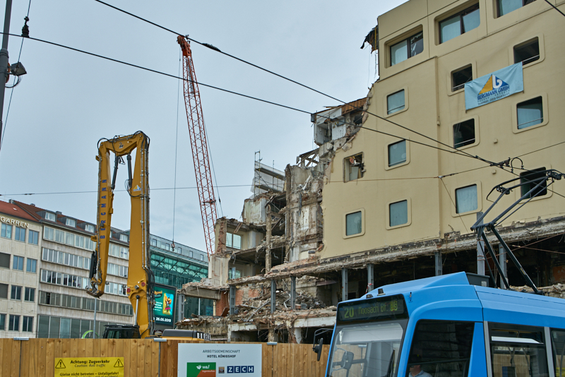 25.05.2019 - Abriss des Hotels Königshof München am Stachus
