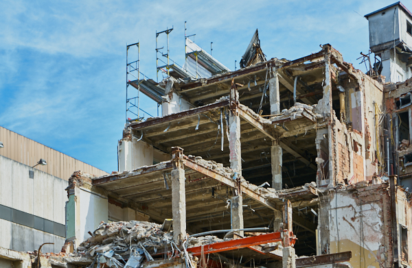 18.06.2019 - Abriss des Hotels Königshof in München.