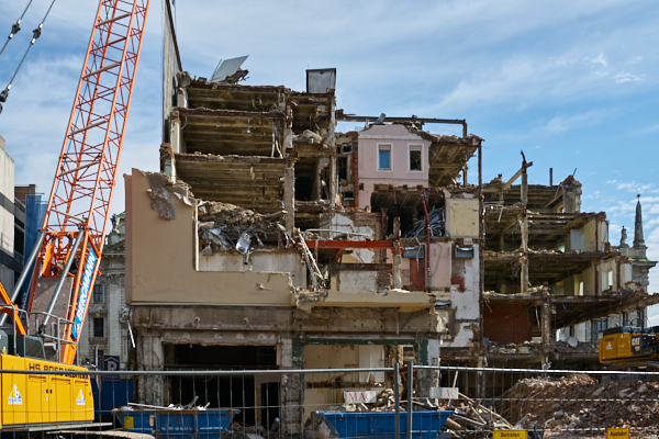 21.06.2019 - Abriss des Hotel Königshof München am Stachus