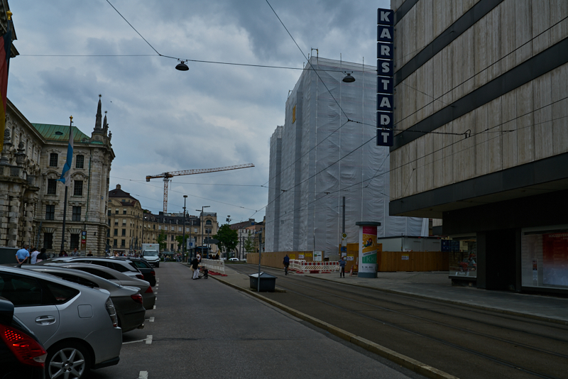 22.06.2019 - Abriss des Luxushotels Königshof am Münchner Stachus