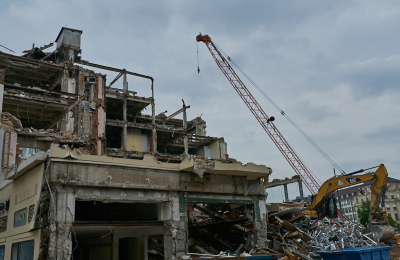 22.06.2019 - Abriss des Luxushotels Königshof am Stachus München