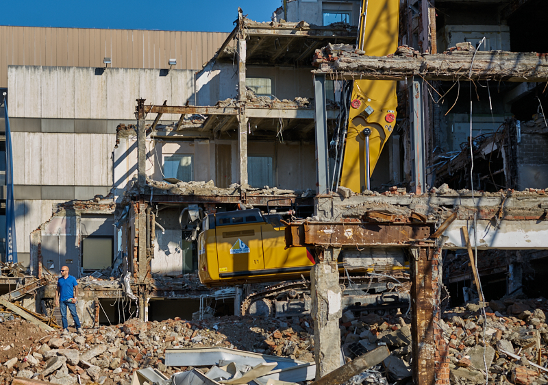 24.06.2019 - Der Abriss des Hotels Köniogshof München am Stachus