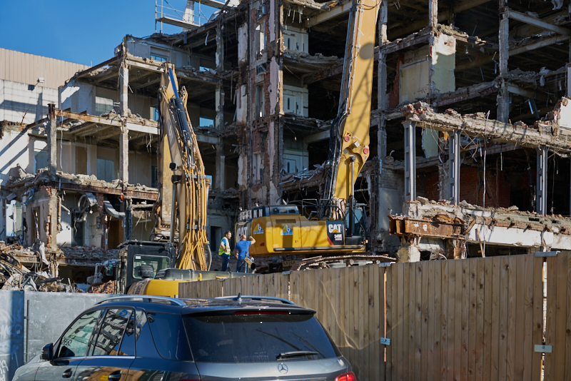 24.06.2019 - Der Abriss des Hotels Köniogshof München am Stachus