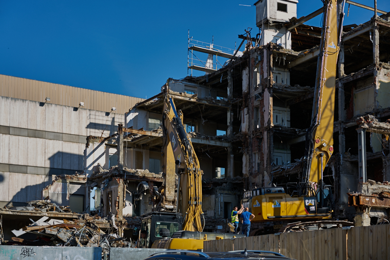 24.06.2019 - Der Abriss des Hotels Köniogshof München am Stachus