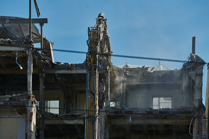 24.06.2019 - Der Abriss des Hotels Köniogshof München am Stachus