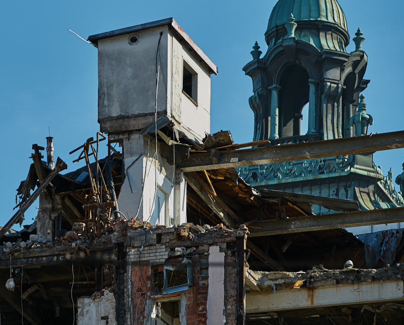 24.06.2019 - Der Abriss des Hotels Köniogshof München am Stachus