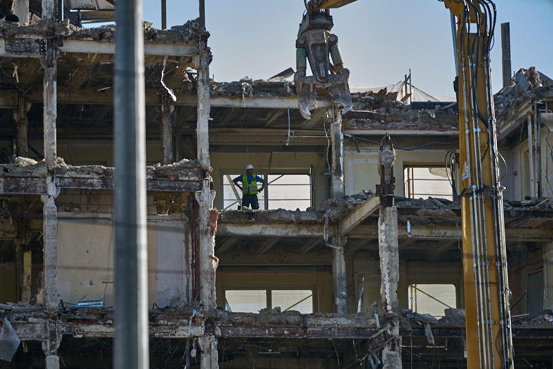 24.06.2019 - Der Abriss des Hotels Köniogshof München am Stachus