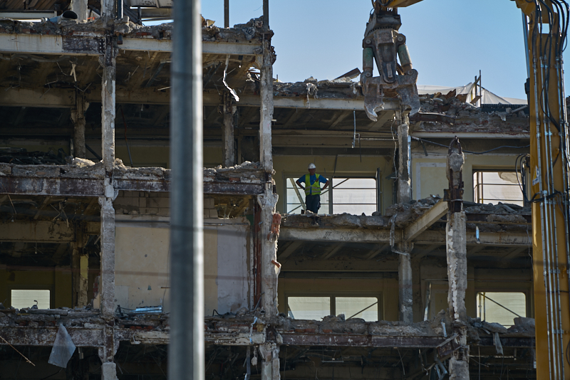 24.06.2019 - Der Abriss des Hotels Köniogshof München am Stachus