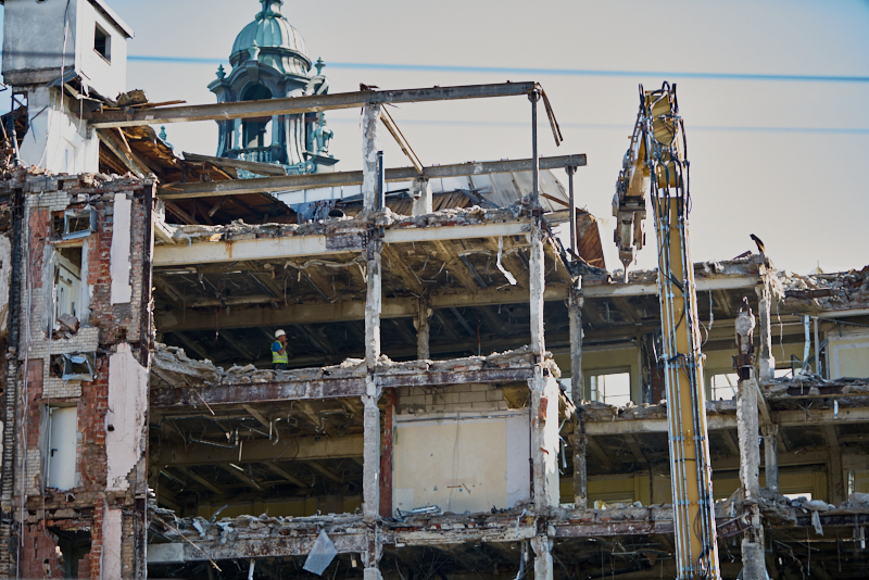 24.06.2019 - Der Abriss des Hotels Köniogshof München am Stachus