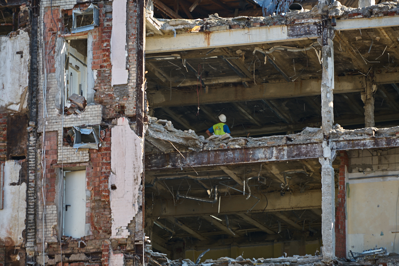 24.06.2019 - Der Abriss des Hotels Köniogshof München am Stachus