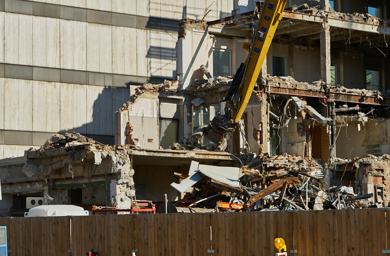 24.06.2019 - Der Abriss des Hotels Köniogshof München am Stachus