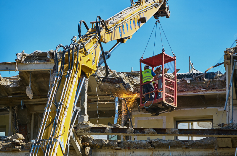 24.06.2019 - Der Abriss des Hotels Köniogshof München am Stachus