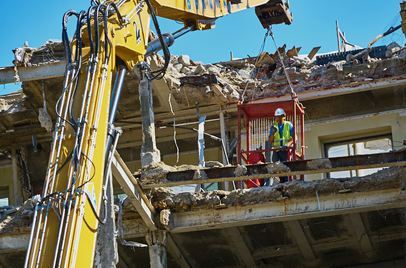24.06.2019 - Der Abriss des Hotels Köniogshof München am Stachus