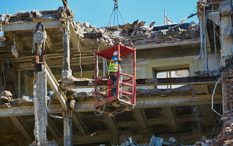 24.06.2019 - Der Abriss des Hotels Köniogshof München am Stachus