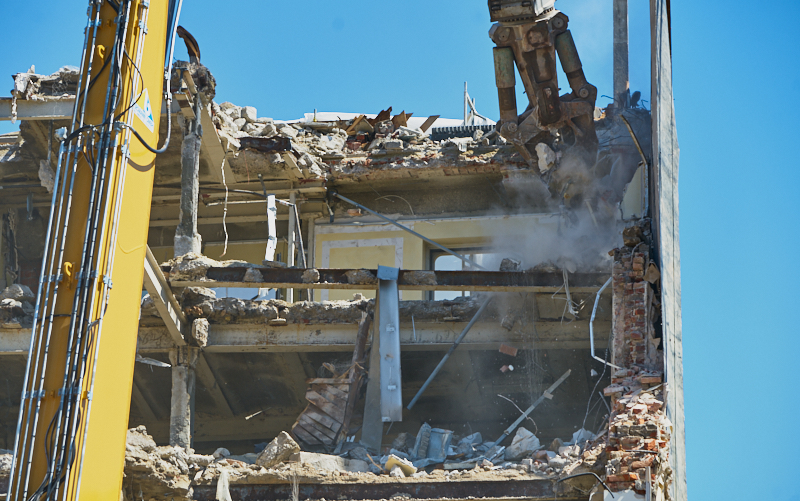 24.06.2019 - Der Abriss des Hotels Köniogshof München am Stachus