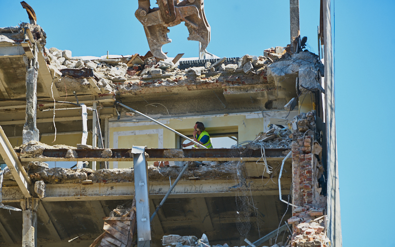 24.06.2019 - Der Abriss des Hotels Köniogshof München am Stachus
