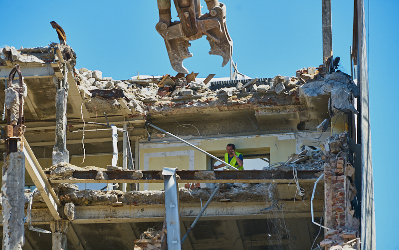 24.06.2019 - Der Abriss des Hotels Köniogshof München am Stachus