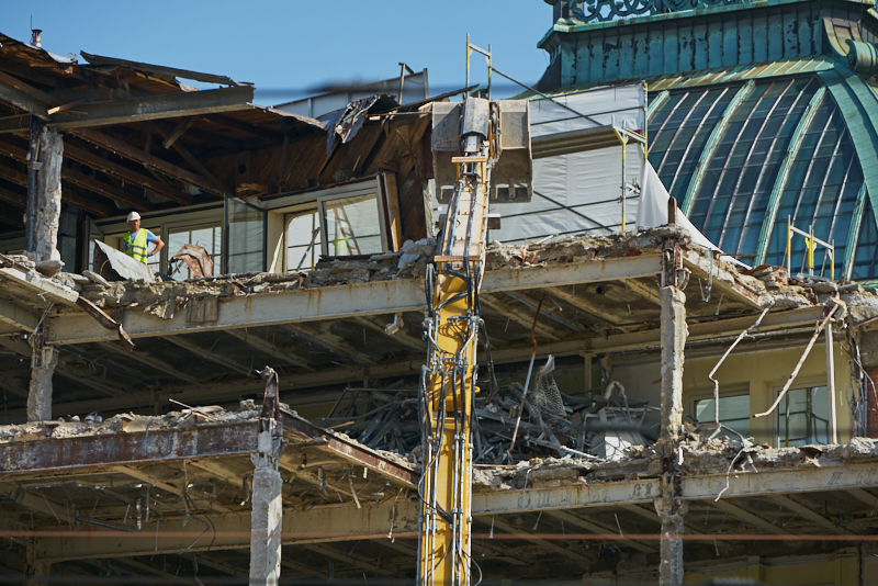 26.06.2019 - Abriss und Neubau des Luxushotels Königshof